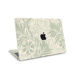 Vintage Minimalist Sage Skin for Apple Macbook Models, Macbook Air Pro Decals, Macbook Stickers, Apple Laptop Fullbody Protection Cover Wrap