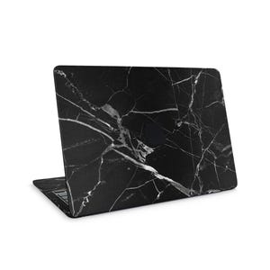 Marble Black and White Skin for Apple Macbook Models, Macbook Air Pro Decals, Macbook Stickers, Apple Laptop Fullbody Protection Cover Wrap