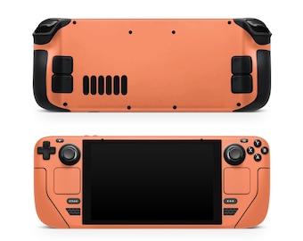 Skin color corallo pastello per Steam Deck, skin per Steam Deck Oled, pellicola pretagliata con colori naturali, decalcomania protettiva per la console Valve Steam Deck