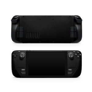 Matte Black Steam Deck Skin, Skins for Steam Deck Oled, Precut Vinyl Wrap, Protective Decal for Steam Deck Gaming Console, Trackpads Skin