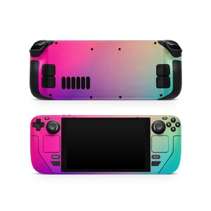 Rainbow Gradient Steam Deck Skin, Skins for Steam Deck Oled, Precut Printed Vinyl Wrap, Protective Decal for Valve Steam Deck Gaming Console