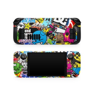 Bombing Steam Deck Skin, Skins for Steam Deck Oled, Precut Printed Vinyl Wrap, Protective Decal for Valve Steam Deck Gaming Console