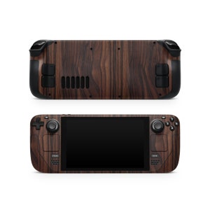 Ebenholz Steam Deck Skin, Skins für Steam Deck Oled, Vorgeschnittene bedruckte Vinylverpackung, Schutzaufkleber für Steam Deck-Spielekonsole von Steam