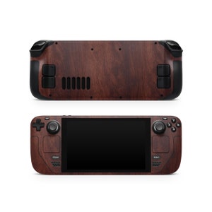 Mahogany Wood Steam Deck Skin, Skins for Steam Deck, Precut Printed Vinyl Wrap, Protective Decal for Valve Steam Deck & Oled Gaming Console