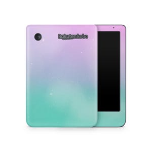 Pastel Galaxy Kobo Protective Skin, Kobo Cover Vinyl Wrap, Kobo eReader Accessories, Decorative Decals, Colourful Pattern