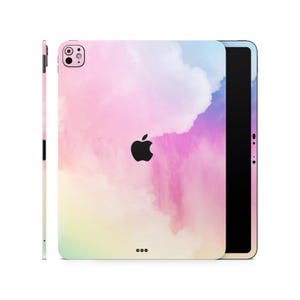 Cotton Candy Wolken Hülle für Apple iPad, iPad Aufkleber, iPad Aufkleber, Apple iPad Ganzkörperschutz, Bedruckte Vinylverpackung für iPad Air Pro Mini