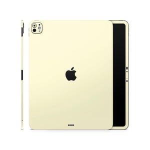 Creme Pastell Haut für Apple iPad, iPad Aufkleber, iPad Aufkleber, Apple iPad Ganzkörperschutz, Natürliche Farben Vinyl Wrap für iPad Air Pro Mini