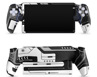 Cyber PS Portal Skin, Scifi Futuristisches weißes Muster Skin, Ps Portal Zubehör, Schutzverpackungs-Abziehbild für Sony Pocketspiel-Konsole