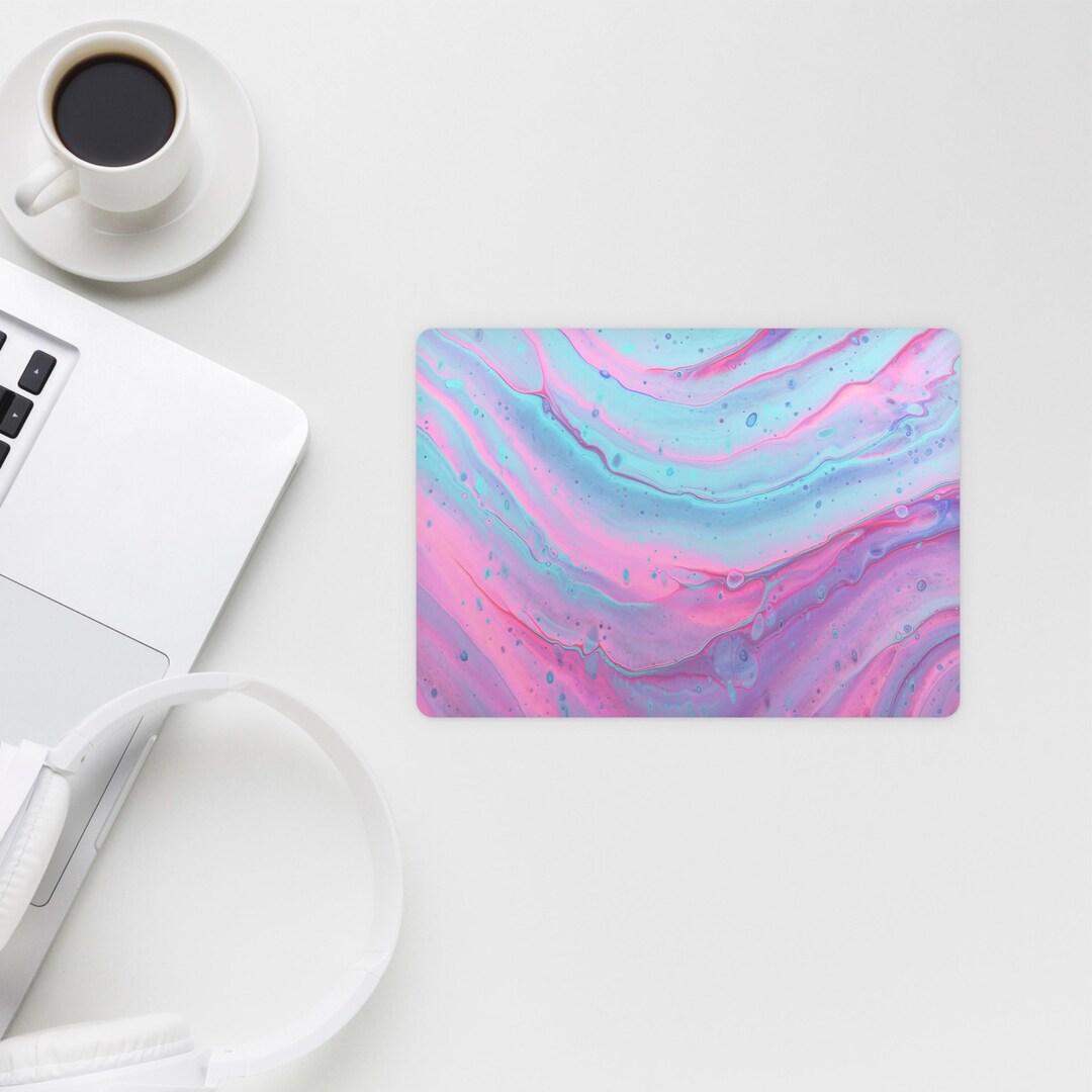 Marble Swirl Skin for Apple Magic Trackpad 1 2 3, Cute Pastel Colorful ...