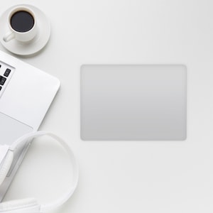 Light Grey Skin for Apple Magic Trackpad 1 2 3, Gray Solid Color Wrap, Magic Trackpad Vinyl Cover Decals Stickers, Trackpad Protection