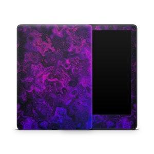 Purple Swirl Kindle Protective Skin, Kindle Cover Vinyl Wrap, Kindle Accessories, Decorative Decals, Abstract Colourful Pattern