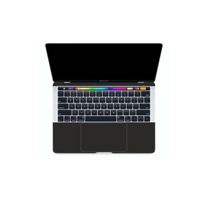 Peau noire mate pour les modèles Apple MacBook Air Pro, décalcomanies Macbook, autocollants Macbook, enveloppe de protection complète pour ordinateur portable Apple image 2