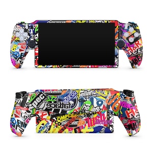 Adesivo bomba ps portal skin, skins para playstation portal, acessórios ps portal, decalque protetor para console de jogos portátil sony