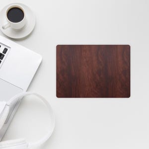 Mahogany Wood Skin for Apple Magic Trackpad 1 2 3, Natural Wood Look Pattern Wrap, Magic Trackpad Vinyl Cover Decals Stickers