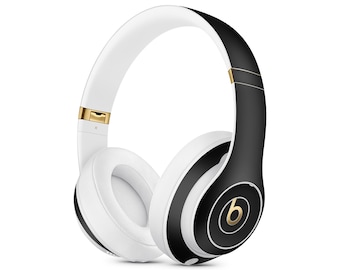 Matte Black Skin for Beats by Dre, Protective Full-Body Wrap, Beats by Dre Accessories, Beats Solo Pro Studio 2 3 Cover Sticker Decal