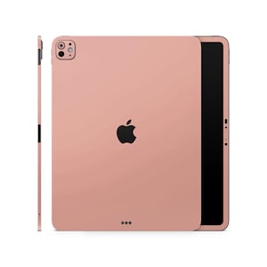 Rose Gold Skin for Apple iPad, iPad Decal, iPad Stickers, Apple iPad Fullbody Protection, Natural Colors Vinyl Wrap for iPad Air Pro Mini