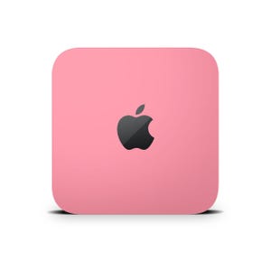 Pelle Mac Mini color salmone, pellicola decorativa per Mac Mini, copertina protettiva in vinile con colori pastello per Apple Mac Mini M1 M2 M4 Pro