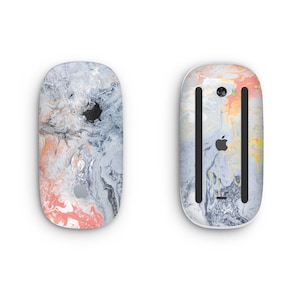 Pelle protettiva antincendio in marmo per Apple Magic Mouse, involucro in vinile stampato, adesivo colorato per cover, accessori Apple Magic Mouse 1 2