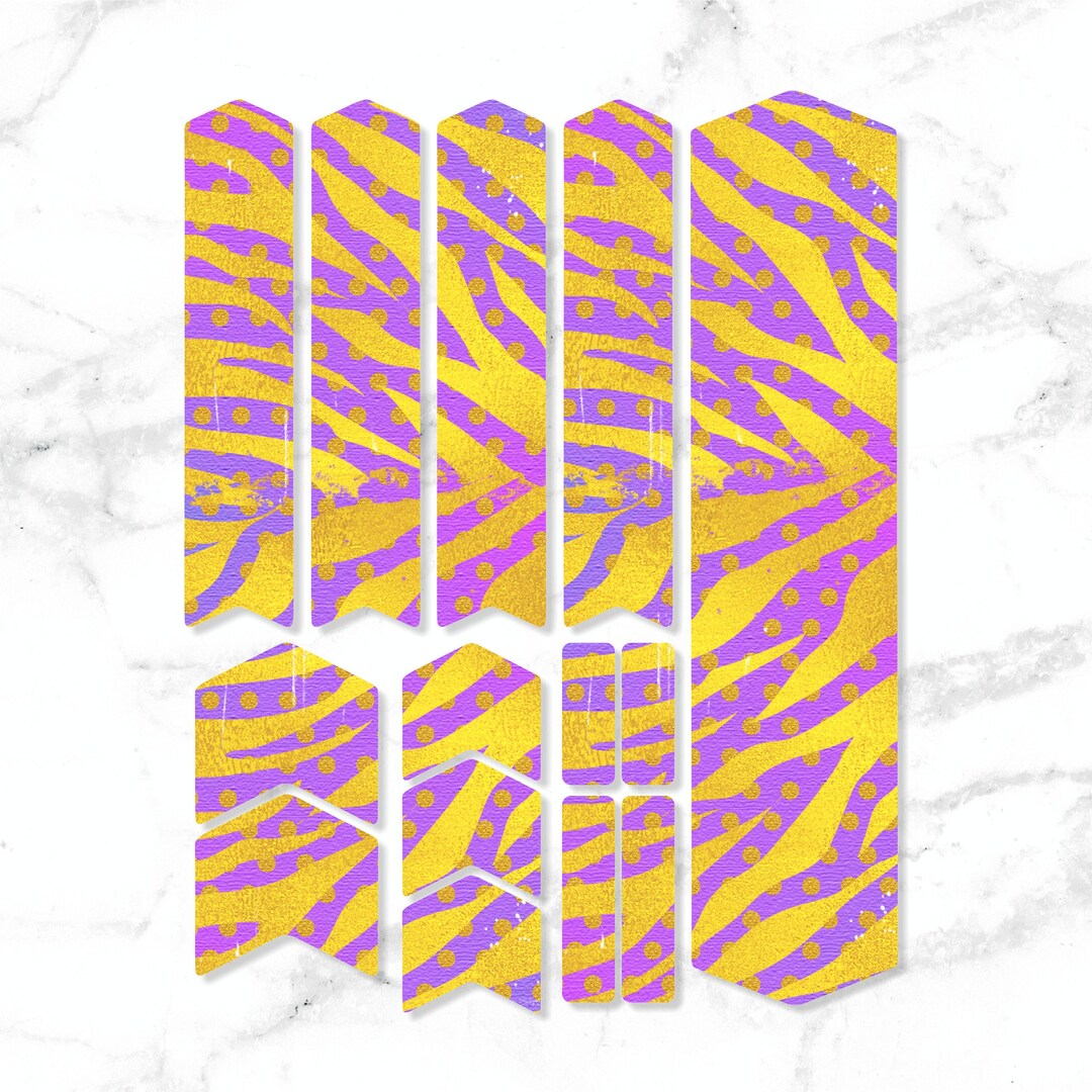 Bicycle Frame Protector Decals Set 14 Pcs / Mtb Protection Guard