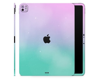 Retro-style Vibrant Rainbow Apple Logo Sticker for iPad or iPad