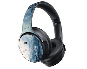 Niedliche Marmor Aqua Mint Skin für BOSE Kopfhörer QuietComfort Ultra Qc45 Qc35 Soundlink 700, gedruckte Vinyl Aufkleber Aufkleber Schutzhülle