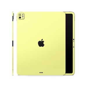 Pastel Yellow Skin for Apple iPad, iPad Decal, iPad Stickers, Apple iPad Fullbody Protection, Natural Colors Wrap for iPad Air Pro Mini