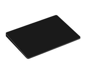 Pelle nera opaca per Apple Magic Trackpad 1 2 3 - Copertina adesiva con decalcomania in vinile stampato - Pelle opaca per Magic Trackpad