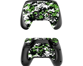 Pele protetora digital camuflada para controlador de vapor, envoltório de vinil impresso, decalque de capa de almofada de vapor, padrão de camuflagem, acessórios para vapor