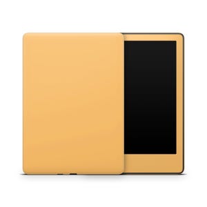 Orange Pastel Kindle Protective Skin, Kindle Wrap Vinyl Sticker, Kindle Accessories, Kindle Decorative Decals, Natural Color Kindle Cover
