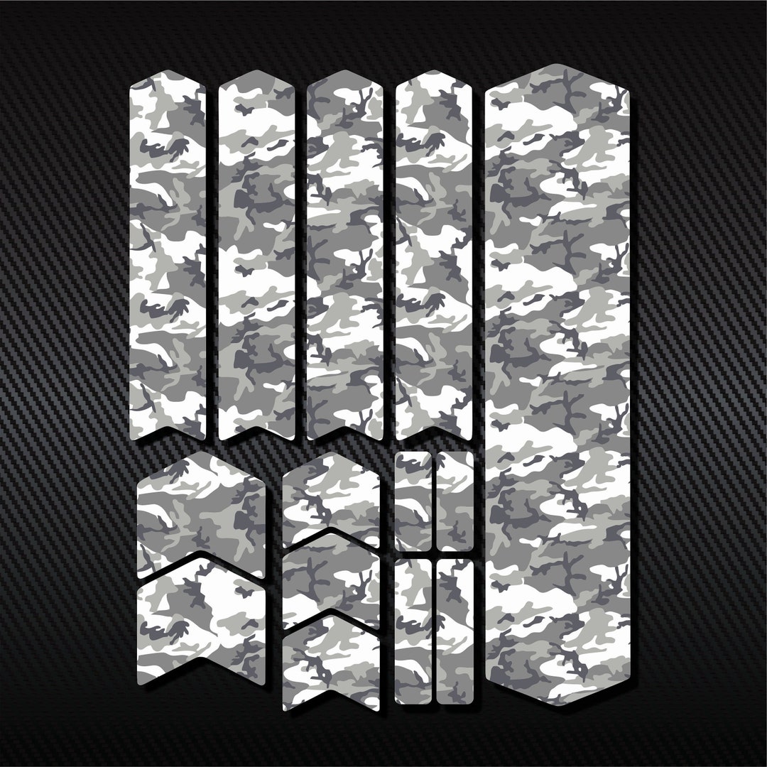 Bicycle Frame Protector Decals Set 14 Pcs / Mtb Protection Guard