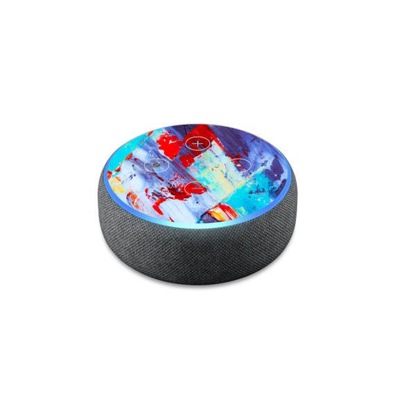 Oil Paint Skin for  Echo Dot 3 3rd Gen Alexa Printed Vinyl