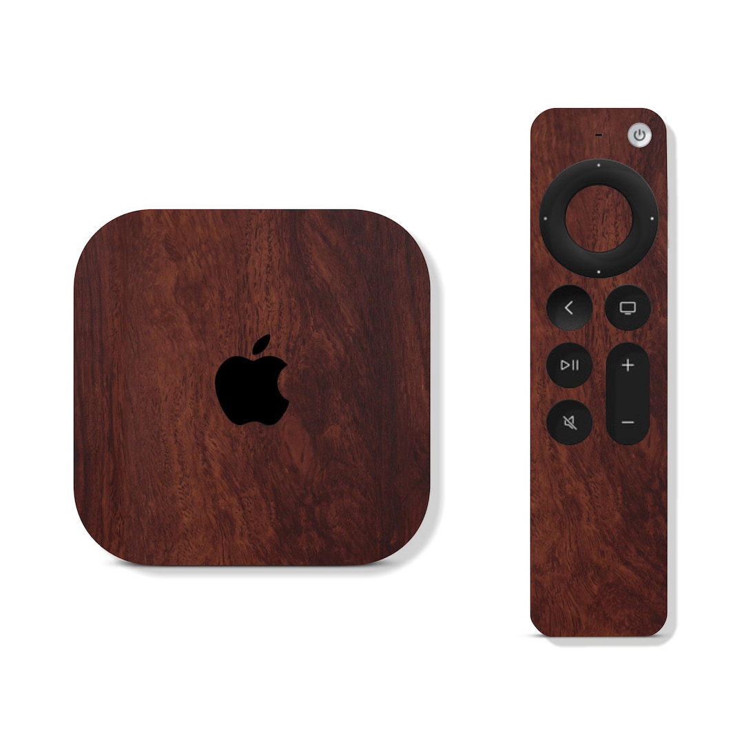 Mahogany Wood Skin for Apple TV Devices & Remote 2nd 3rd 4th 5th Gen 2 ...