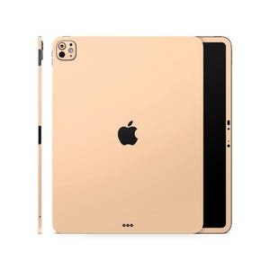 Pfirsich Pastell Haut für Apple iPad Aufkleber, iPad Aufkleber, Apple iPad Ganzkörperschutz, natürliche Farben Vinyl verpackung für iPad Air Pro Mini