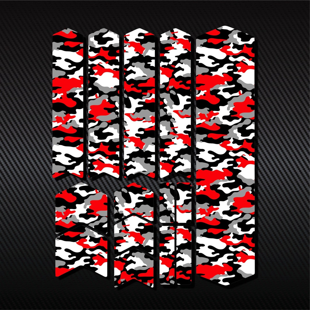 Bicycle Frame Protector Decals Set 14 Pcs / Mtb Protection Etsy