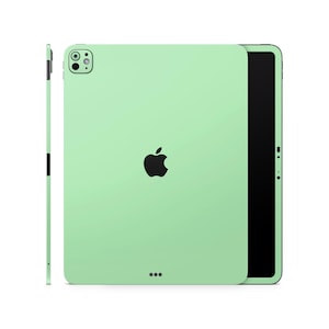 Mint Pastel Skin for Apple iPad, iPad Decal, iPad Stickers, Apple iPad Fullbody Protection, Natural Colors Vinyl Wrap for iPad Air Pro Mini