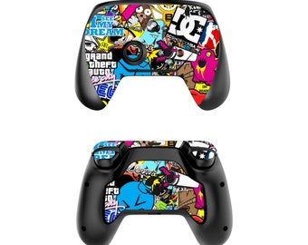 Bombing Dc Protective Skin para controle Steam, envoltório de vinil impresso, decalque de capa de almofada Steam, padrão de bomba de adesivo, acessórios para Steam