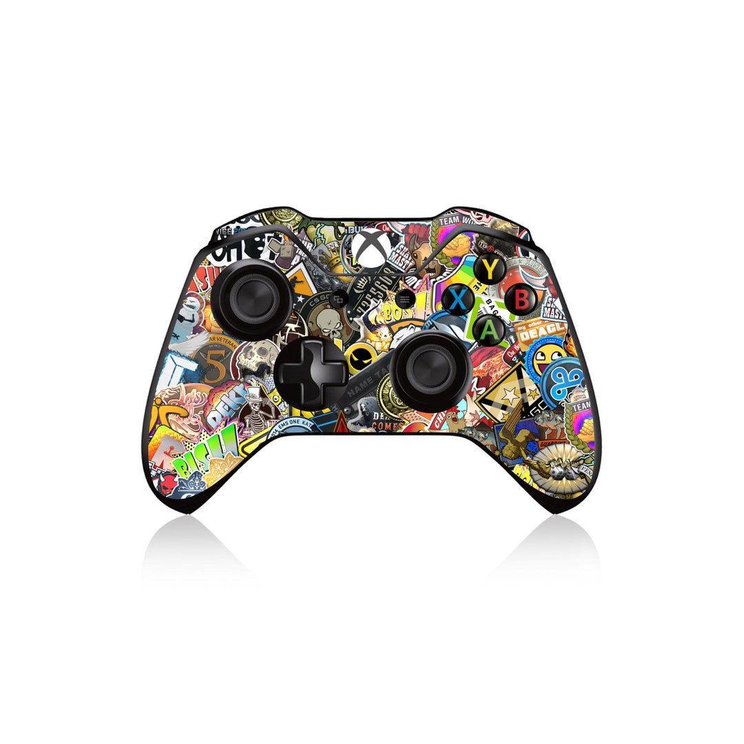 STICKERBOMB Skin for Xbox Controllers - Microsoft Console 360 Series S ...