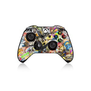 Skin STICKERBOMB para controles do Xbox - Microsoft Console 360 Series S X One S X Elite 2 - Adesivo de vinil - Comics Bombing CSGO