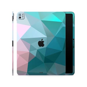 Pastell Geometrie Hülle für Apple iPad, iPad Aufkleber, iPad Aufkleber, Apple iPad Ganzkörperschutz, Bedruckte Vinylverpackung für iPad Air Pro Mini