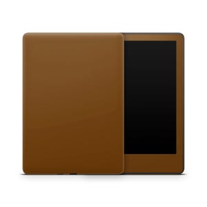 Mocha Kindle Protective Skin, Kindle Wrap Vinyl Sticker, Kindle Accessories, Kindle Decorative Decals, Natural Pastel Color Kindle Cover