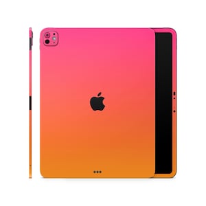Gradient Pink Orange Skin for Apple iPad, iPad Decals, iPad Stickers, Apple iPad Fullbody Protection, Printed Vinyl Wrap iPad Air Pro Mini