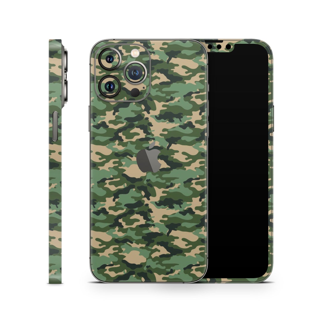 Military CAMO Protective Skin for Apple iPhone 17 16 15 14 13 12 Pro ...