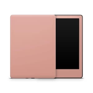 Rose Gold Kindle Protective Skin, Kindle Wrap Vinyl Sticker, Kindle Accessories, Kindle Decorative Decals, Natural Pastel Color Kindle Cover