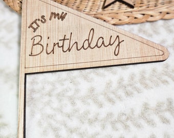 Birthday cake topper, It's my Birthday, Photo prop