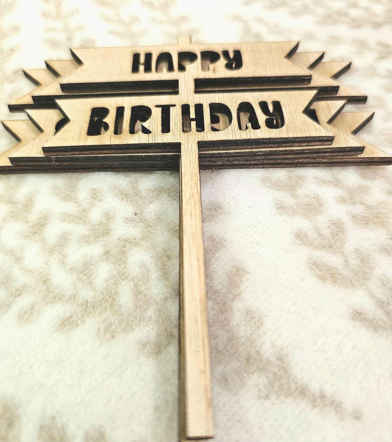 Birthday Cake Topper, Sign Cake Topper, Personalised, Photo Prop - Etsy UK