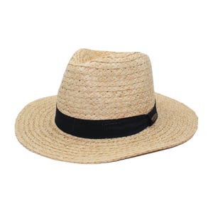 Women&#39;s Raffia Natural Straw Safari Hat | Beach Sun Hat