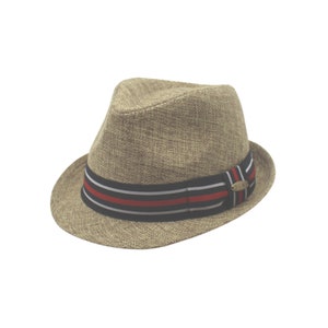Boy&#39;s Fedora Hats with Striped Band