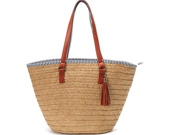 Tassel Rattan Bag Beach Bag Straw Totes Bag Bucket Summer Bags With Tassels Women Handbag Braided A1 small Tassel Rattan Bag Beach Bag Straw Totes Bag Bucket Summer Bags With Tassels Women Handbag Braided A1 small