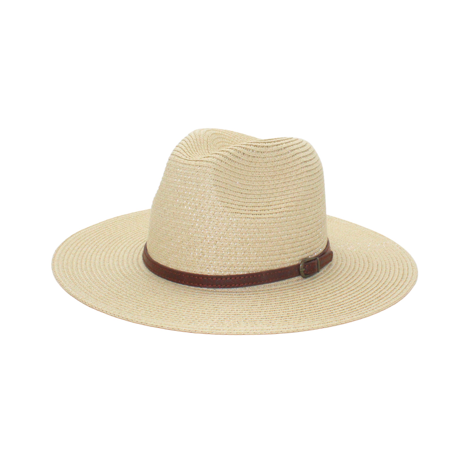 Packable Wide Brim Straw Fedora Sun Hat UPF50+ Sabrina Sun I Packable UPF50+ Sun Hat | Eric Javits main image 2