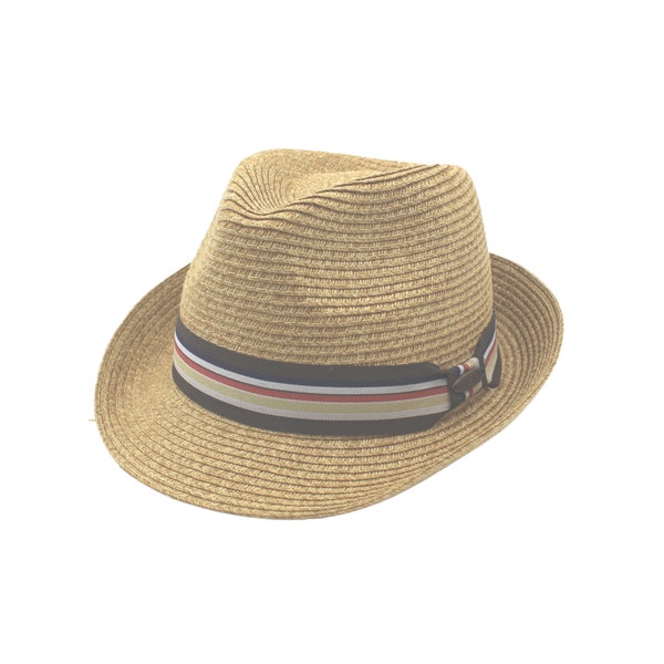 Fedora Hats with Striped Band for Men & Women